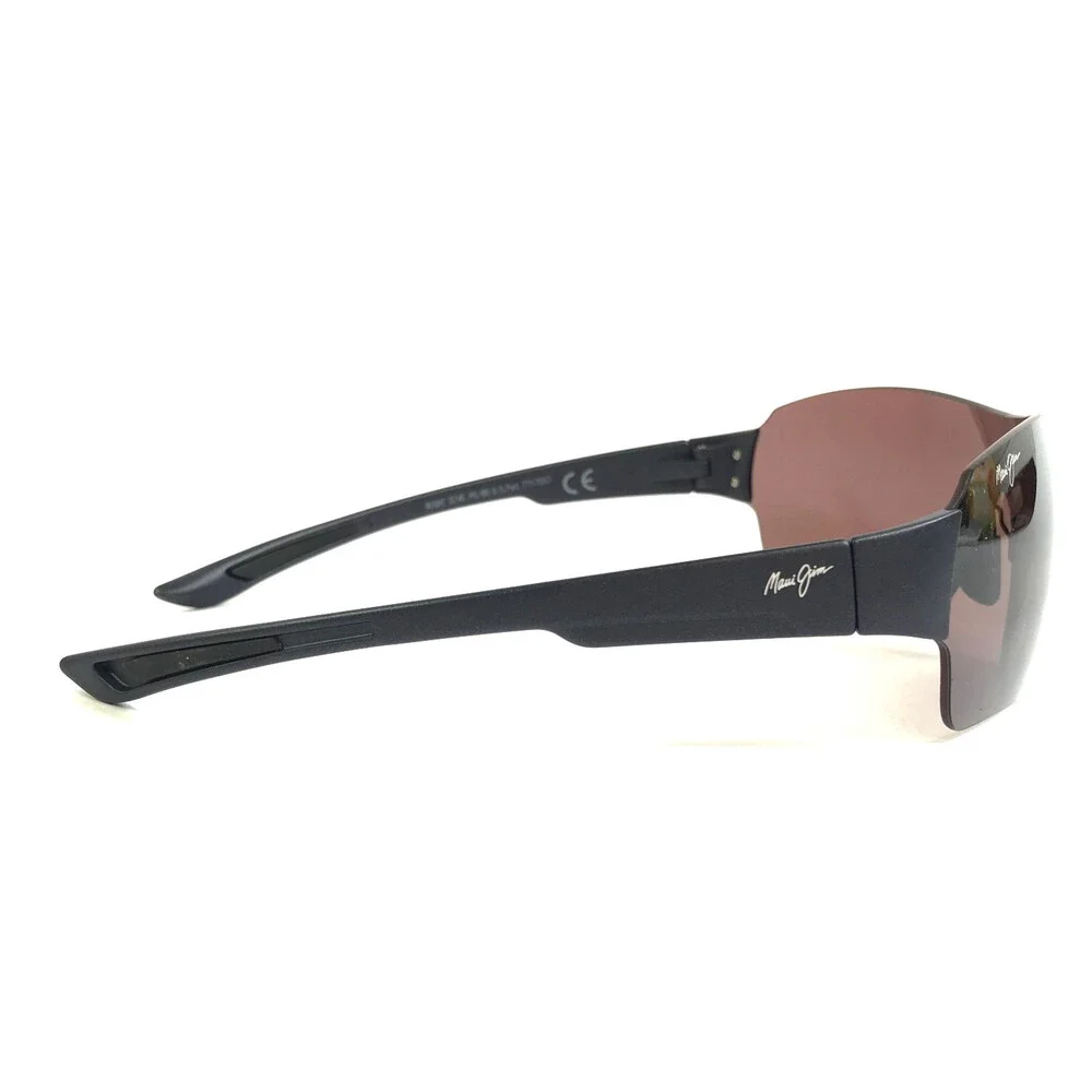 Maui Jim Sunglasses NIGHT DIVE MJ521-03M Matte Blue Frames with Maui Rose Lenses